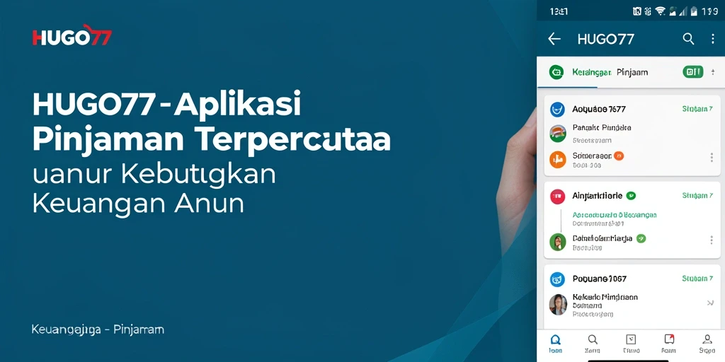 Tampilan antarmuka HUGO77 yang sederhana dan intuitif.