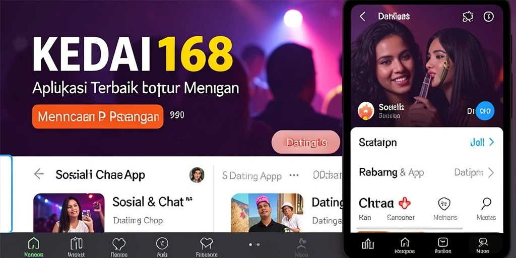 Tampilan antarmuka KEDAI168 yang modern dan intuitif.