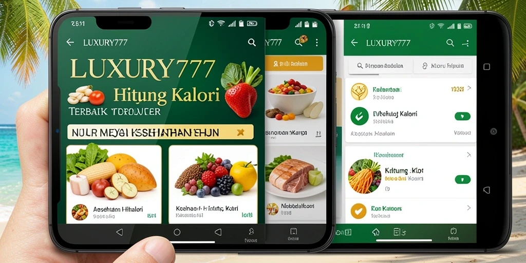 Antarmuka LUXURY777 yang menampilkan fitur Hitung Kalori secara efektif.