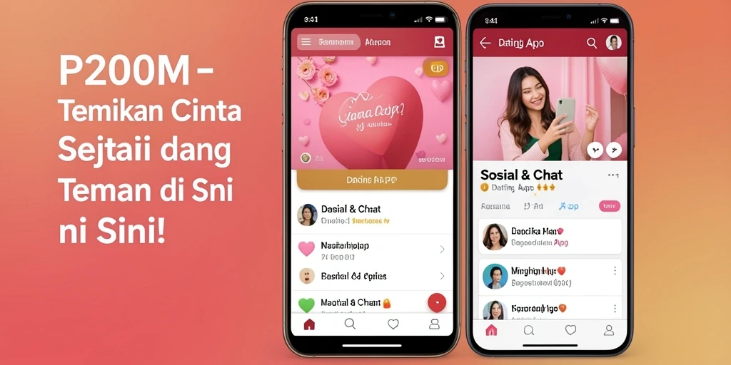 Tampilan antarmuka P200M yang menarik dan mudah digunakan.