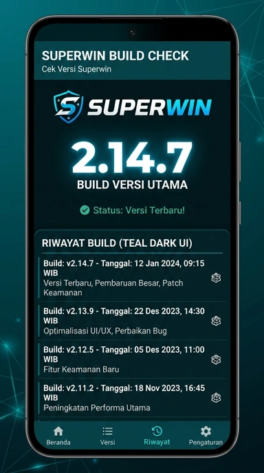 Riwayat Versi Superwin untuk Pengguna Android